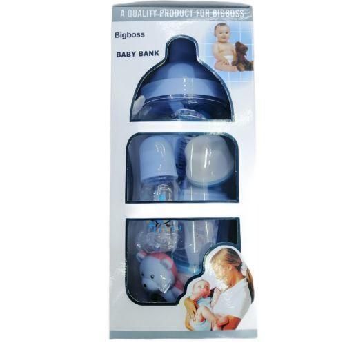 3-in-1 Milk Baby Feeding Bottle Gift Set Blue