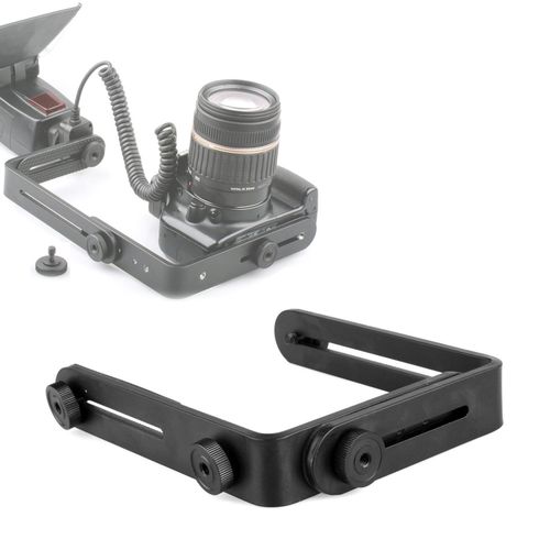 Shape Camera Flash Bracket Alloy Microphone Extension