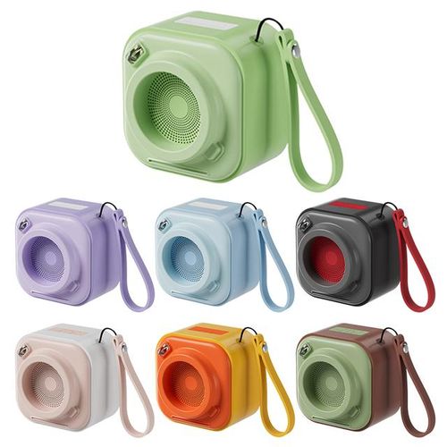 Camera Look Wireless Speaker Bass Radiator Bluetooth-Compatible 5.0 Subwoofer 700mah Portable Speaker For Home Party
