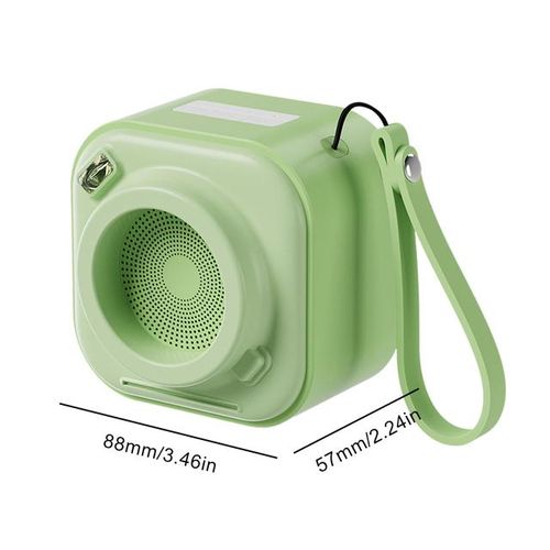Camera Look Wireless Speaker Bass Radiator Bluetooth-Compatible 5.0 Subwoofer 700mah Portable Speaker For Home Party