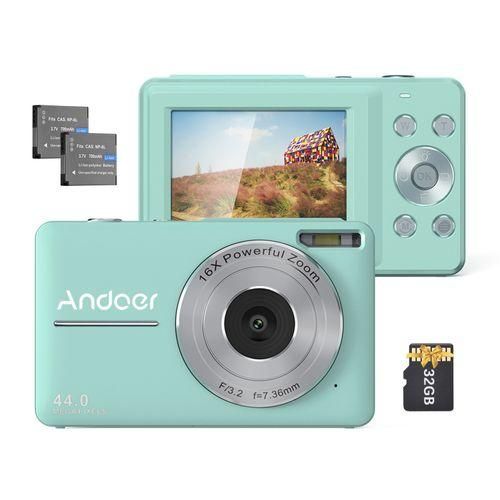 Andoer Portable 1080P Digital Camera Video Camcorder 44MP
