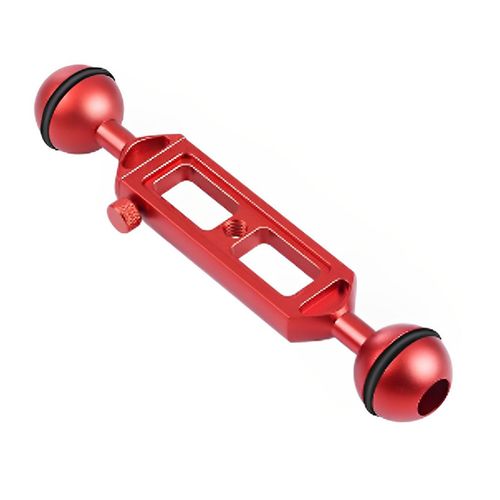 Sports Camera Underwater Arm Flexible Adjustable Length Arm with Ball Joint Adapter for Underwater Photo + Video,Red NO5235