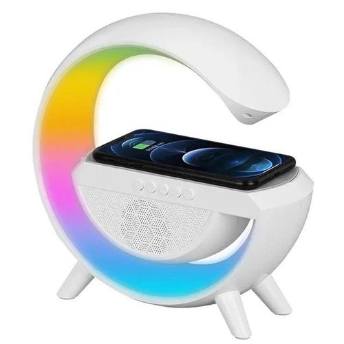 Portable Colorful Night Light G-Shaped Wireless Speaker With Night Light 3d Stereo Surround Bass Music Box For Camping Party