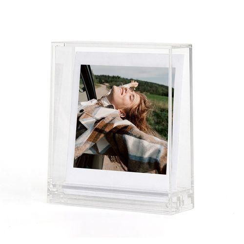 Doublesided Transparent Square Photo Frame For Polaroids