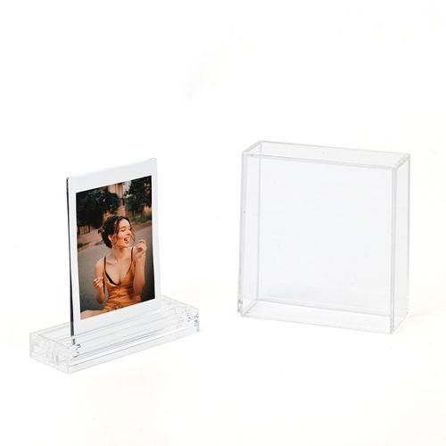 Doublesided Transparent Square Photo Frame For Polaroids