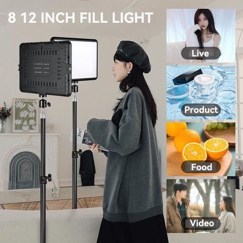 Led Video Light Professional Photo Studio Kits Photography Lighting For Shooting Collection Portrait Youtube Streaming Tiktok