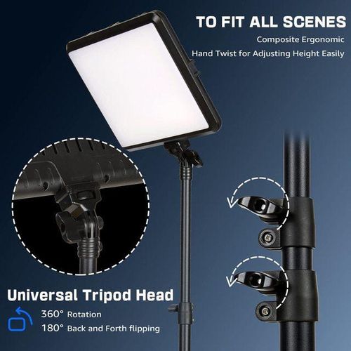 Led Video Light Professional Photo Studio Kits Photography Lighting For Shooting Collection Portrait Youtube Streaming Tiktok