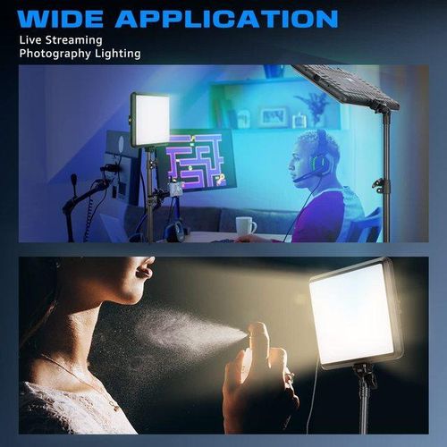 Led Video Light Professional Photo Studio Kits Photography Lighting For Shooting Collection Portrait Youtube Streaming Tiktok