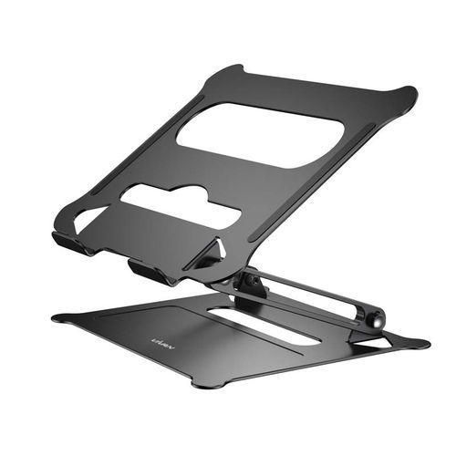 Vivan VLS01 Aluminum Alloy Liftable Foldable Laptop Cooling Stand - Black