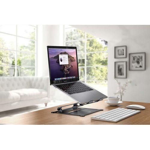 Vivan VLS01 Aluminum Alloy Liftable Foldable Laptop Cooling Stand - Black