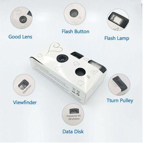 36 Photos Power Flash HD Single Use One Time Disposable Film
