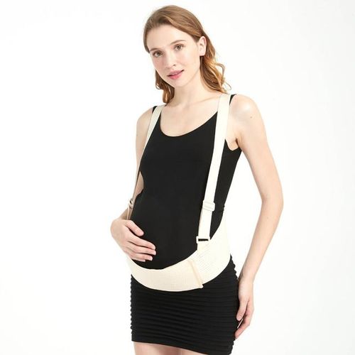 Breathable Maternity Belly Band with Shoulder Strap for Pregnancy Support and Postpartum Recovery