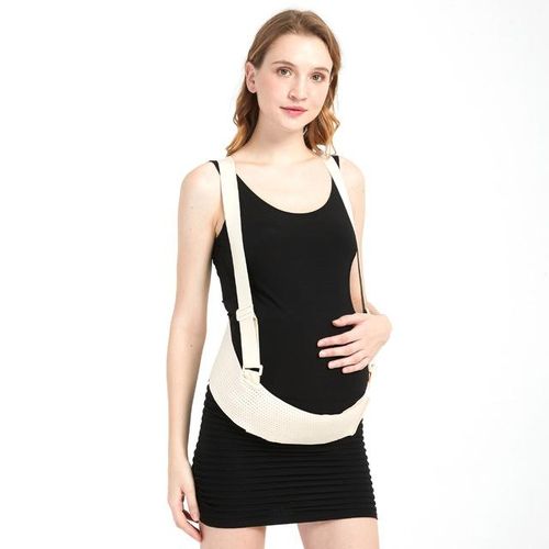 Breathable Maternity Belly Band with Shoulder Strap for Pregnancy Support and Postpartum Recovery