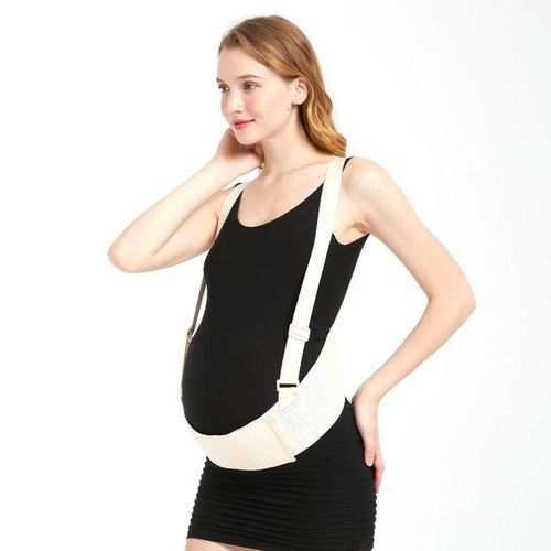 Breathable Maternity Belly Band with Shoulder Strap for Pregnancy Support and Postpartum Recovery