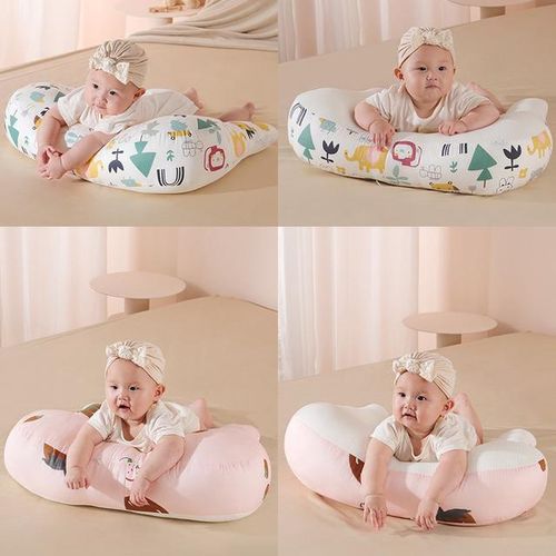 Baby Nursing Breastfeeding Pillow Soft Cotton Double-sided Lumbar Support U-shaped Cushion Newborn Auxiliary Exercises Pillow
