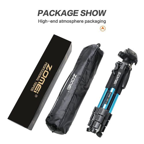ZOMEI Q111 55 inch professional aluminum camera tripod camera bracket for digital SLR camera Canon Nikon Sony NO5272