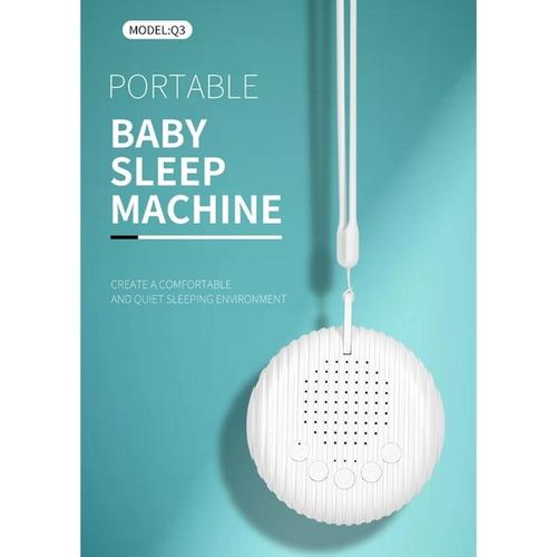 White Noise machine baby infant newborn sound Machine 10 Natural Sounds white noise for Babies Kids Home USB portable