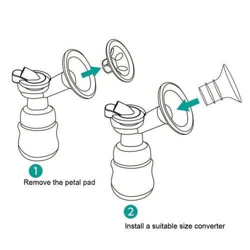 1 Pc 17/19/21mm Funnel Inserts for Breast Pump Horn Diameter Converter Wearable Breast Pump Diameter Reduction Horn Cover