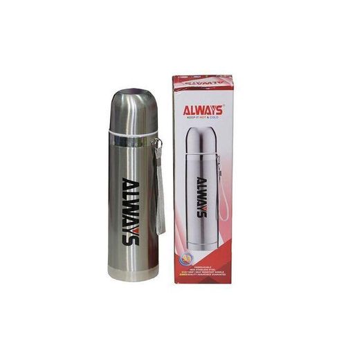 Always Original Hot & Cold Unbreakable Stainless Steel Thermal  Flask - Silver