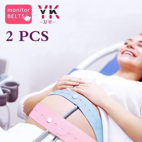 2 Pcs Maternity Belt Elastic Pregnancy Belly Band Professional Fetal Heart Monitoring Bandage For Pr