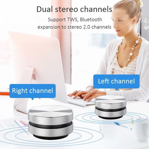 New Bone Conduction Bluetooth Speaker Vibration Stereo Audio Digital Tws Wireless Smallest Portable Sound Box Humbird Speaker