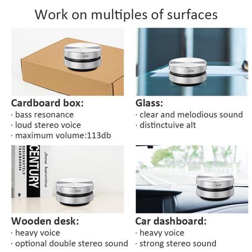 New Bone Conduction Bluetooth Speaker Vibration Stereo Audio Digital Tws Wireless Smallest Portable Sound Box Humbird Speaker