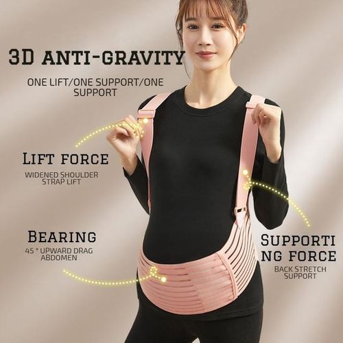 MOOZ Pregnant Women Support Belly Band Back Cloth Belt Adjustable Waist Care Maternity Abdomen Brace Protector Pregnancy