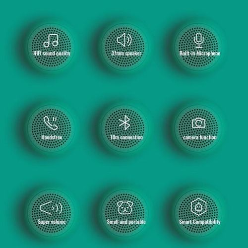 2023 New Wireless Subwoofer Speaker Dual Speaker Connection Premium Sound With Deep Bass Noise-Reduction Microphone Home Bedroom