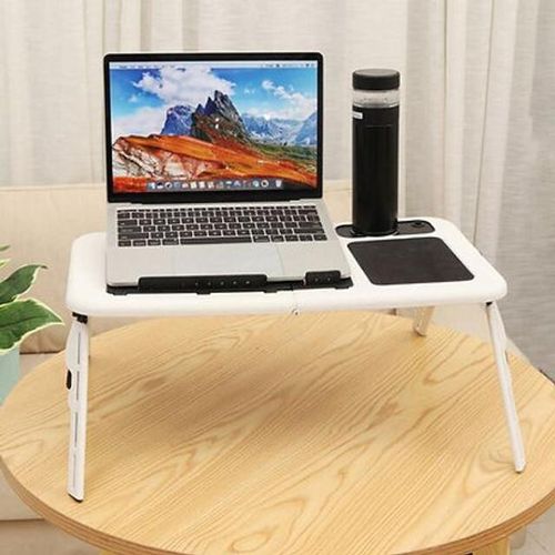 E-Table Laptop Stands With cup and Bottle Holder with mouse pad