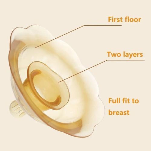 2PCS Silicone Protectors Inverted Nipples Corrector Breastfeeding Protection Cover Nanosilver Mother Shield
