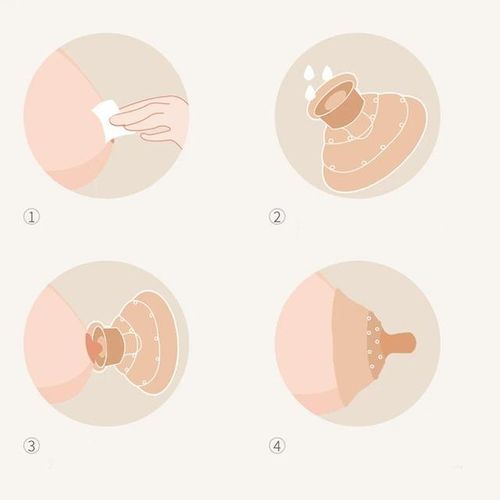 2PCS Silicone Protectors Inverted Nipples Corrector Breastfeeding Protection Cover Nanosilver Mother Shield