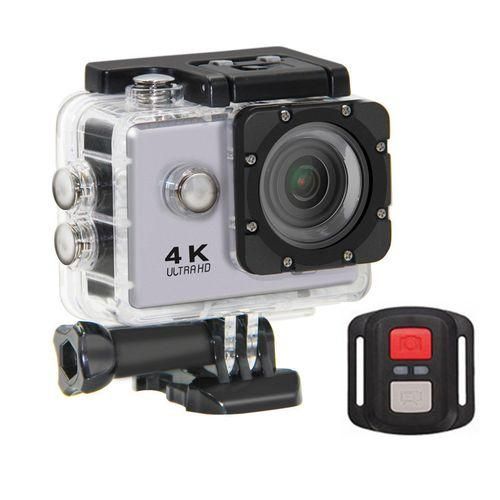 4K WIFI 3D Action Camera 2 LCD Wifi Waterproof Sports Camcorder Go Pro Silver