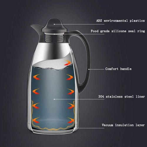 Always Insulation Pot,3L Stainless Steel Double-Wall Vacuum Jug