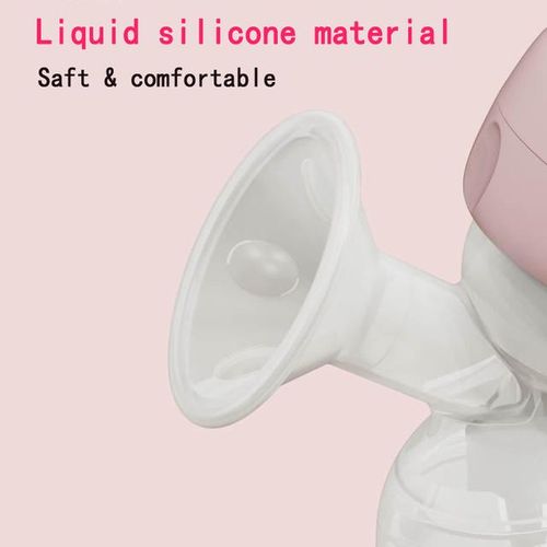 Electric Breast Pump with LED Screen, Milk Puller for Breastfeeding, Low Noise, Milk Bottle, BPA Free, 180ml