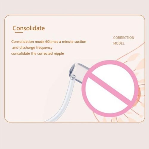 Automatic Corrector Electric Corrector for Flat Inverted Nipples Efficient Suction Cups 3 Mode Correction