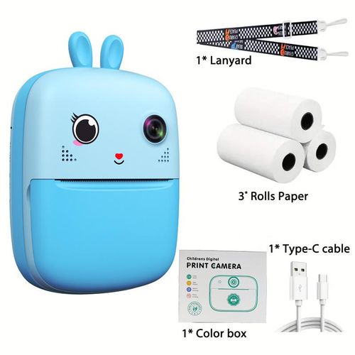 Polaroid Children's Camera With Automatic Photo Washing Mini Photo Printer