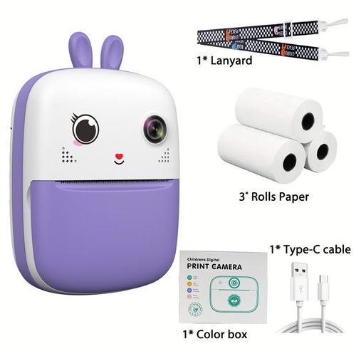 Polaroid Children's Camera With Automatic Photo Washing Mini Photo Printer