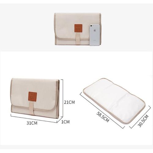 Foldable Baby Diaper Changing Pad Waterproof Newborn Diaper Pad Portable Toddler Changing Table Durable Nylon Baby Diaper