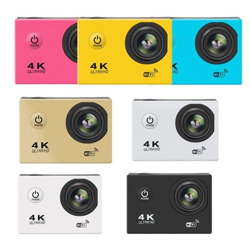 4K WIFI 3D Action Camera 2 LCD Wifi Waterproof Sports Camcorder Go Pro (yellow)