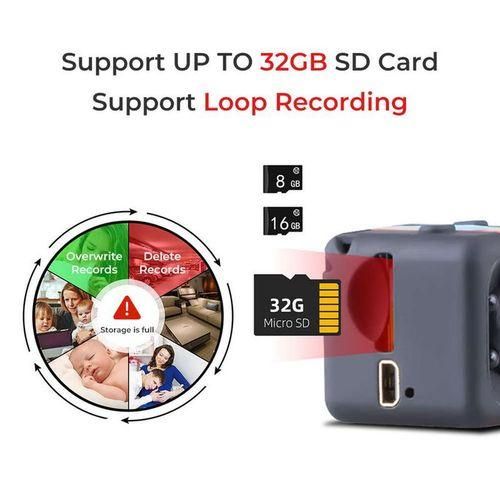 New SQ11 Mini Camera Night Adjustable Bracket Simple Install