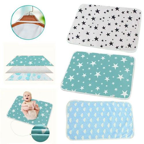 Baby Changing Mats Cover Baby Diaper Mattress Diaper For Newborn Cotton Waterproof Changing Pats Floor Play Mat Reusable
