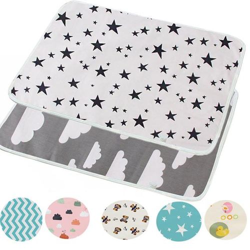 Baby Changing Mats Cover Baby Diaper Mattress Diaper For Newborn Cotton Waterproof Changing Pats Floor Play Mat Reusable