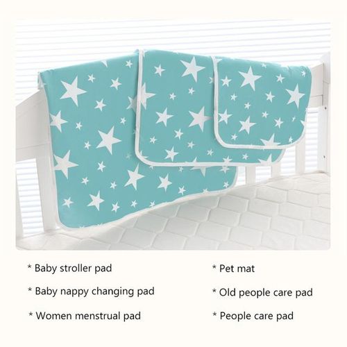 Baby Changing Mats Cover Baby Diaper Mattress Diaper For Newborn Cotton Waterproof Changing Pats Floor Play Mat Reusable