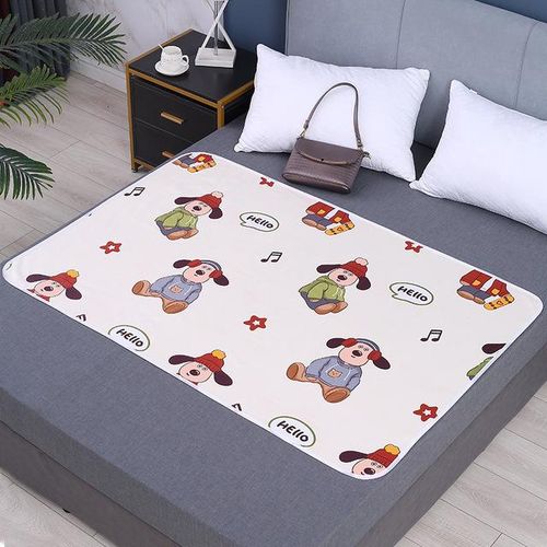 100X150cm WaterProof Diaper Changing Absorbent Mat Baby Nappy Changing Pad Soft Reusable Washable Mattress Pad
