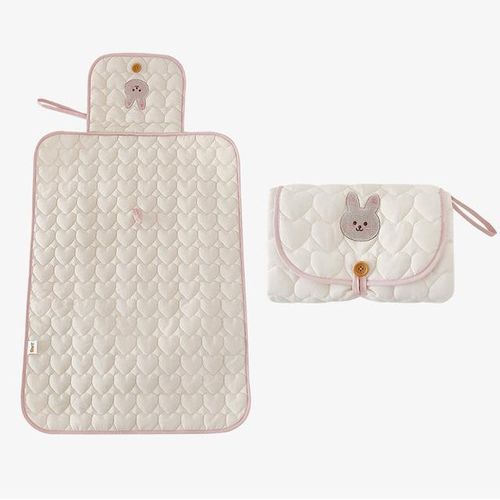 Portable Diaper Changing Pad Foldable Baby Changing Pad with Pockets Waterproof Travel Diaper Changing Station Kit Baby Gifts