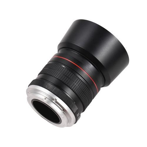 85mm Fixed Focus Camera Lens F1.8 Large Aperture Manual Focus with EF Mount 7 Groups 10 Elements Compatible with Canon EOS Rebel T8i T7i T6 T3i T2i 4000D 2000D 1300D 850D 800D 600D 550D 90D 80D 77D 70D 50D 6D 5D