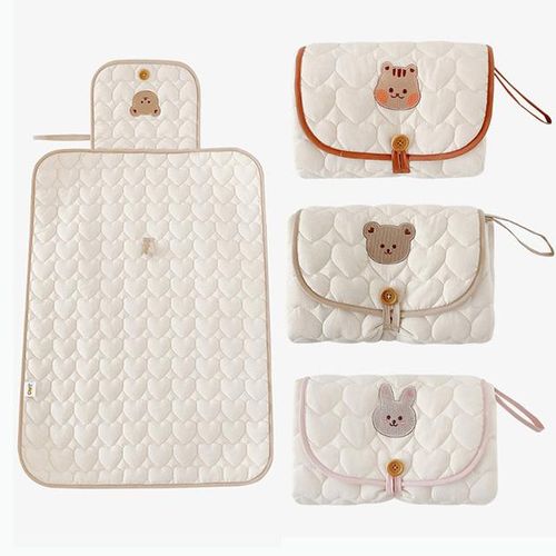 Portable Baby Diaper Changing Pad Cover Multifunction Foldable Diaper Bags Nappy Diapering Mat Travel Reusable Washable