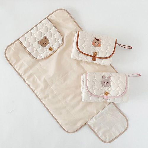 Portable Baby Diaper Changing Pad Cover Multifunction Foldable Diaper Bags Nappy Diapering Mat Travel Reusable Washable