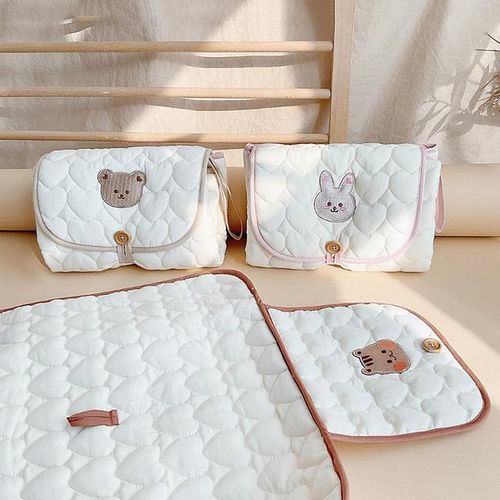 Portable Baby Diaper Changing Pad Cover Multifunction Foldable Diaper Bags Nappy Diapering Mat Travel Reusable Washable