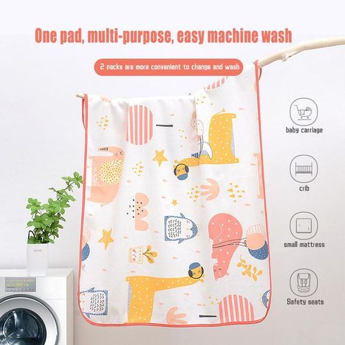 Large Size Baby Waterproof Diaper Changing Mat Reusable Diapers For Newborns Washable Mattress Pad Breathable Baby Diaper